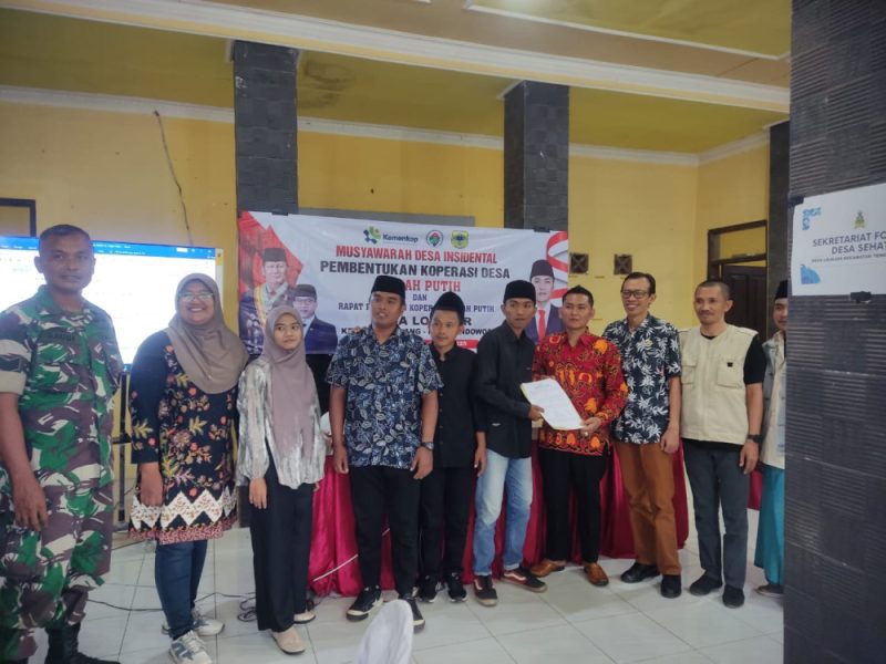 Semangat Kebersamaan Perkuat Solidaritas, Koperasi Merah Putih Desa Lojajar Jadi Pilar Ekonomi Warga